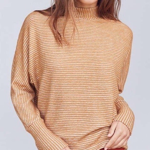 Urban Outfitters Sweaters - Out From Under Amelia striped mock neck top